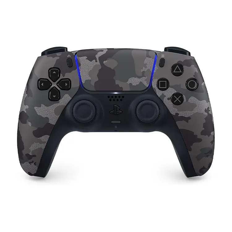 خرید دسته dualsense پلی استیشن 5 رنگ ارتشی طوسی gray camo