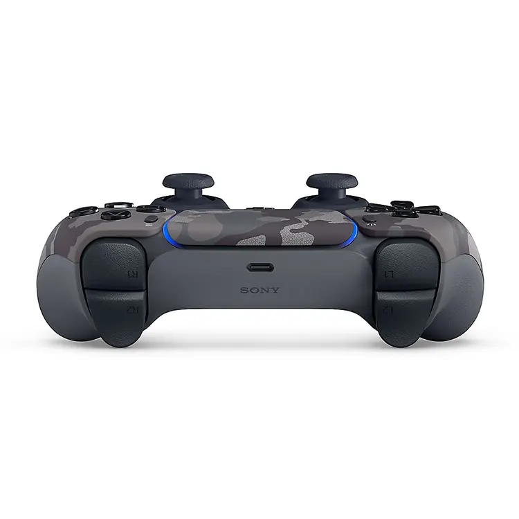 خرید دسته dualsense پلی استیشن 5 رنگ ارتشی طوسی gray camo